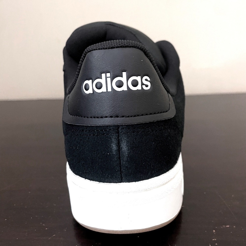 Adidas‎ Grand Court Alpha Mens Sneakers Black White Gum Suede Low Top 10.5 - Picture 6 of 8